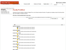 Tablet Screenshot of frontdoor.valenciacollege.edu